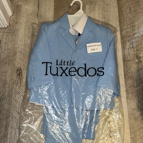 Little tuxedos Mason 4 piece set with a tie - Picture 2 of 8